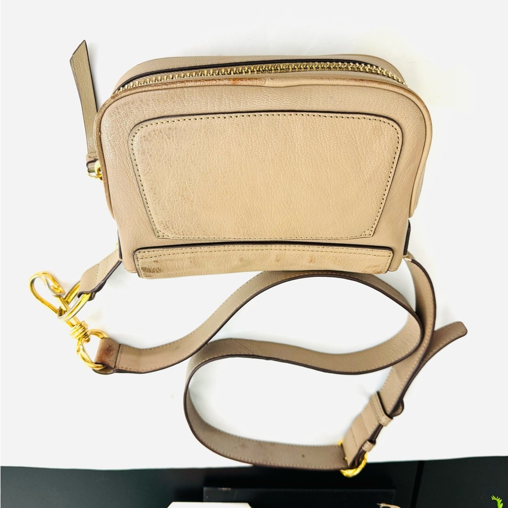 DKNY Beige Crossbody Bag with Gold Accents - Picture 11 of 16